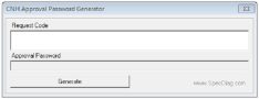 CNH APPROVAL PASSWORD GENERATOR v0.3