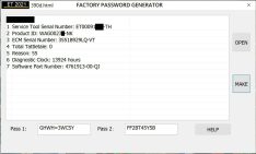 ET Factory Password Generator 2009-2023 Ready to use